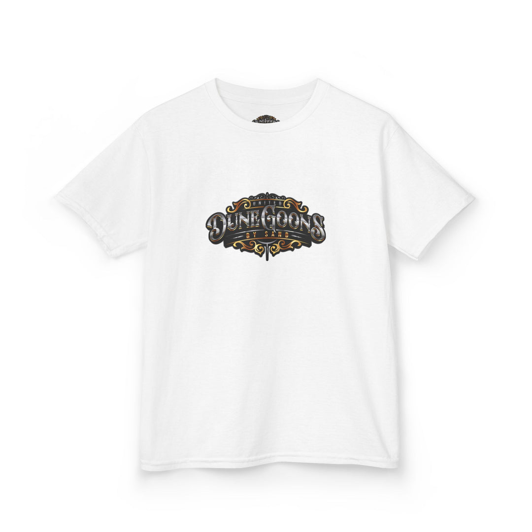 Dune Goons Kids Tee – Vintage 'One of a Kind' Ornate Logo Shirt