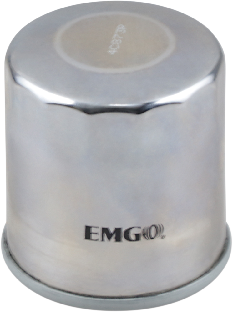 Emgo Micro-Tech Oil Filter Chrome - Yamaha Rhino and More