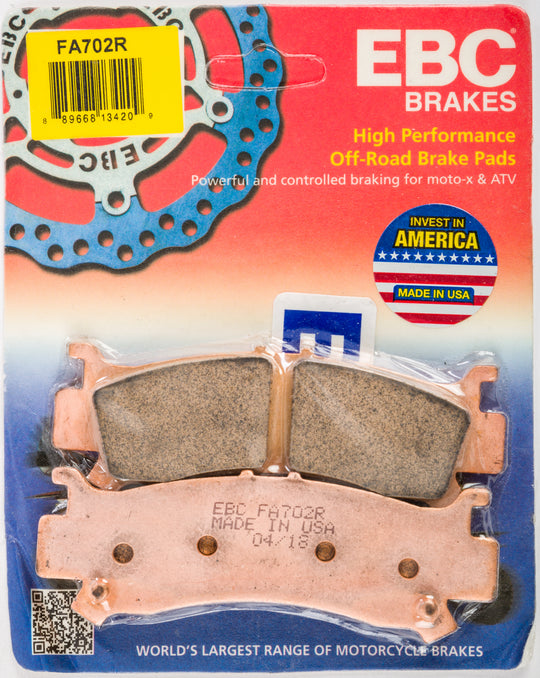 EBC Standard Brake Pads FA702R Sintered R