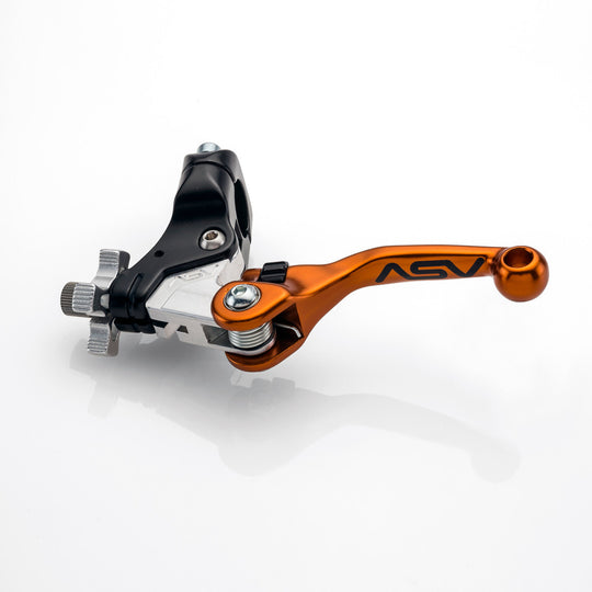 ASV F4 Clutch Lever w/ Standard Perch | 1992-2026 Honda CR125R/CR250R/CR500R/CR85R/CRF100F/CRF110F/CRF150F/CRF230F/CRF250F/CRF250R/CRF250RX/CRF300F/CRF80F