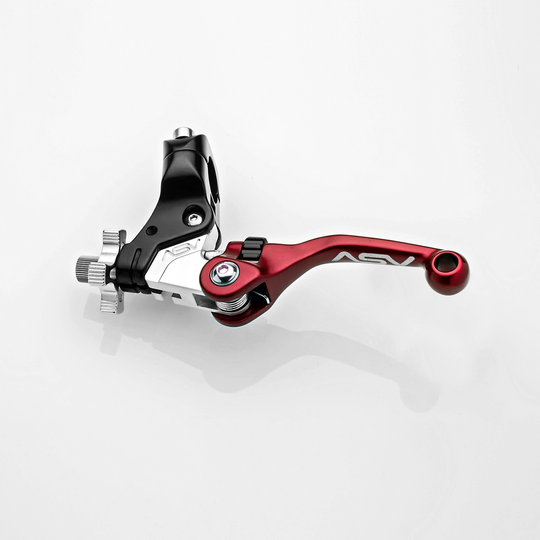 ASV F4 Clutch Lever w/ Standard Perch | 1992-2026 Honda CR125R/CR250R/CR500R/CR85R/CRF100F/CRF110F/CRF150F/CRF230F/CRF250F/CRF250R/CRF250RX/CRF300F/CRF80F