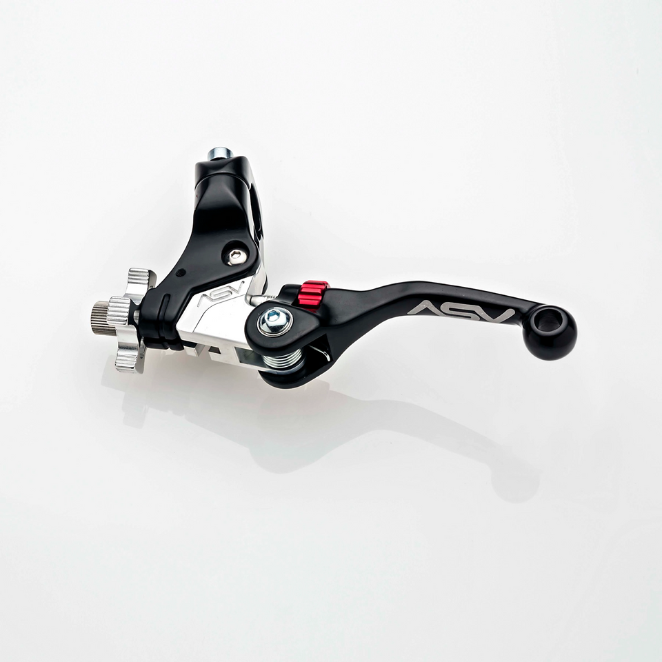 ASV F4 Clutch Lever w/ Standard Perch | 1992-2026 Honda CR125R/CR250R/CR500R/CR85R/CRF100F/CRF110F/CRF150F/CRF230F/CRF250F/CRF250R/CRF250RX/CRF300F/CRF80F