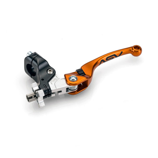 ASV F4 Clutch Lever w/ Standard Perch | 1992-2026 Honda CR125R/CR250R/CR500R/CR85R/CRF100F/CRF110F/CRF150F/CRF230F/CRF250F/CRF250R/CRF250RX/CRF300F/CRF80F