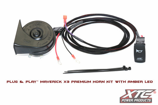 XTC Plug-and-Play UTV Horn Kit - Can-Am - Maverick X3 2017-2026 / Maverick R 2024-2026