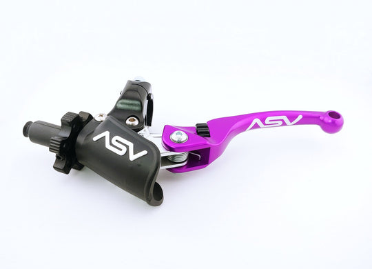 ASV F4 Clutch Lever w/ Pro Perch | 1992-2026 Honda CR125R/CR250R/CR500R/CR85R/CRF100F/CRF110F/CRF150F/CRF230F/CRF250F/CRF250R/CRF250RX/CRF300F/CRF80F