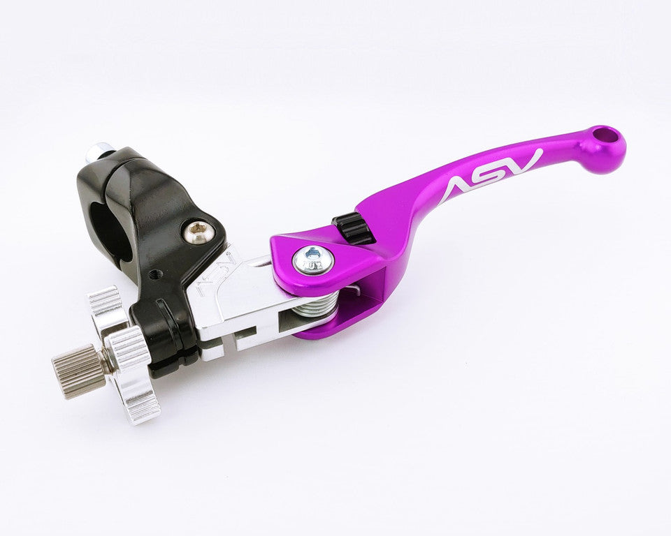 ASV F4 Clutch Lever w/ Standard Perch | 1992-2026 Honda CR125R/CR250R/CR500R/CR85R/CRF100F/CRF110F/CRF150F/CRF230F/CRF250F/CRF250R/CRF250RX/CRF300F/CRF80F