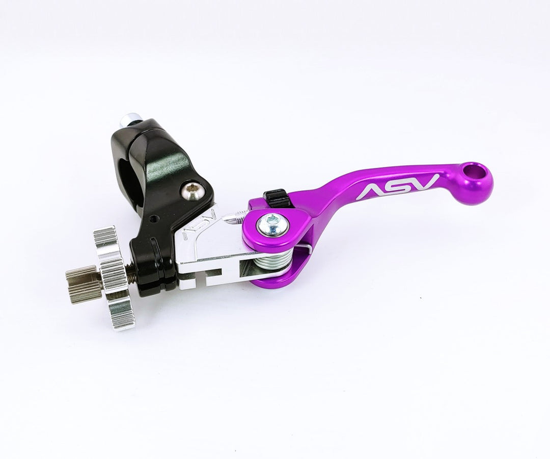 ASV F4 Clutch Lever w/ Standard Perch | 1992-2026 Honda CR125R/CR250R/CR500R/CR85R/CRF100F/CRF110F/CRF150F/CRF230F/CRF250F/CRF250R/CRF250RX/CRF300F/CRF80F