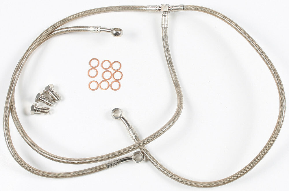 G Brakes Stainless Steel Brake Line - Honda TRX250EX Sportrax