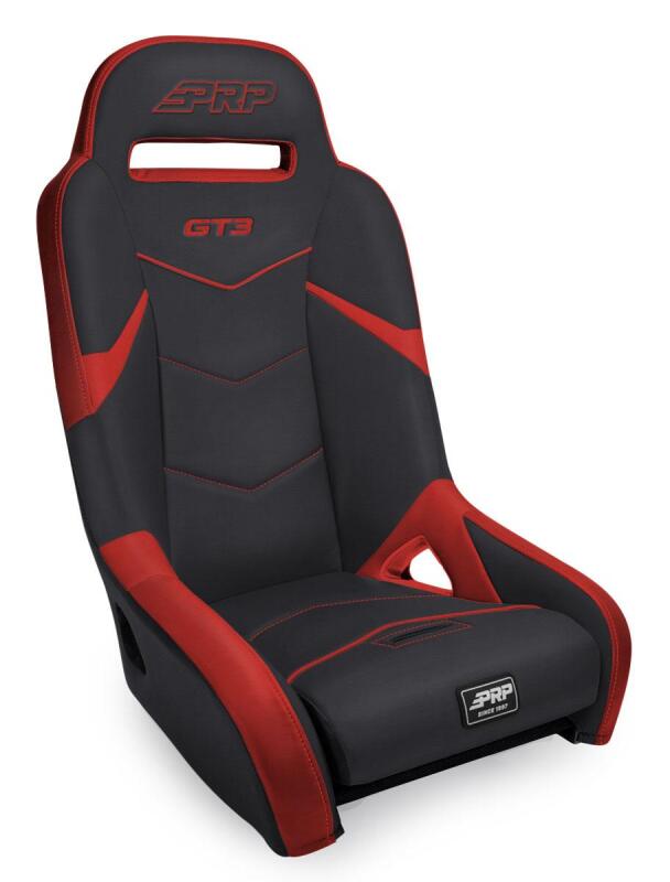 PRP Seats PRP Polaris RZR PRO XP/PRO R/Turbo R GT3 Suspension Seat- Black/Red