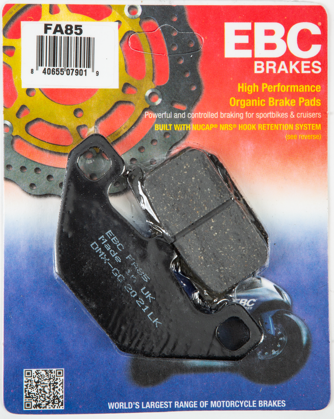 EBC Standard Brake Pads FA85 Organic