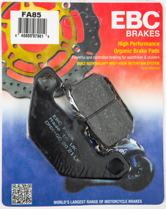 EBC Standard Brake Pads FA85 Organic
