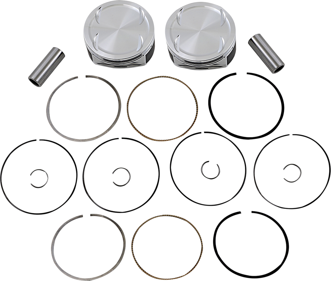JE Pistons Piston Kit - Harley-Davidson Milwaukee-Eight 114/117 - 4.250" Bore +0.175" Oversize 114"/117" M8