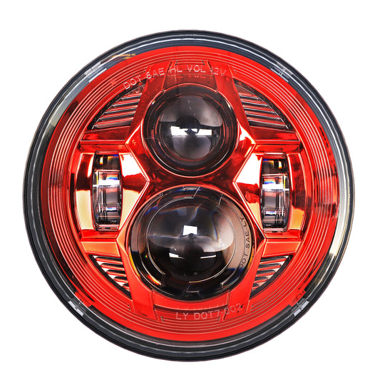 5.75" Hydrus round - Red