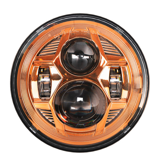 5.75" Hydrus round - Orange