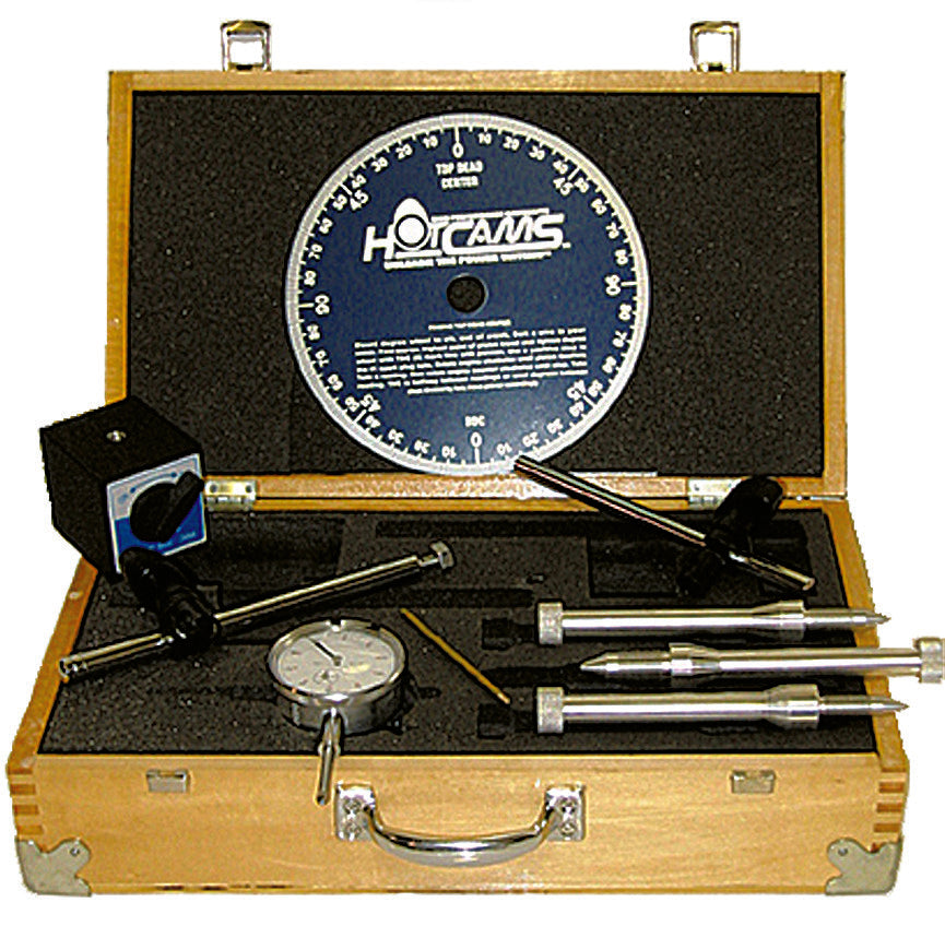 Hot Cams Professional Camshaft Installation Kit – Degree Wheel, Dial Indicator & Stops (68-2075)