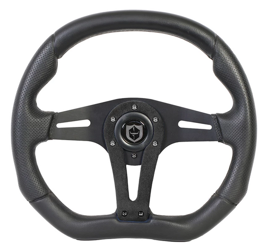 Pro Armor Force Steering Wheel 13.75 in - UTV 6-Bolt - Black