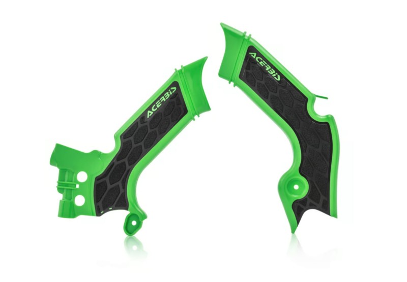 Acerbis X-Grip Frame Guards - 21+ Kaw KX250 / 19-23 KX450 - Grn