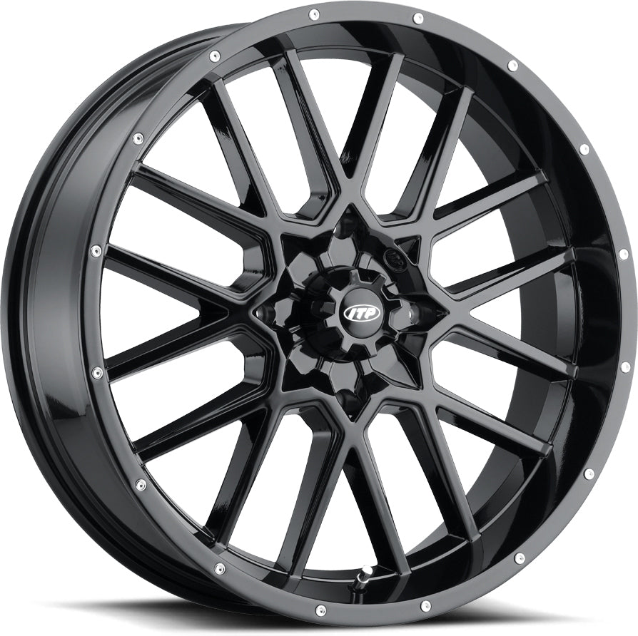 ITP Storm Series Hurricane Wheel Black 18x6.5