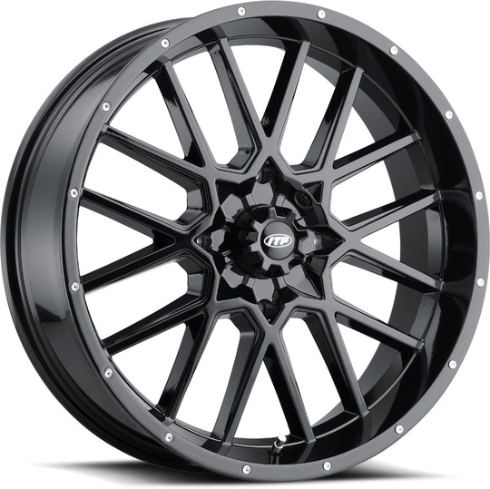 ITP Storm Series Hurricane Wheel Black 18x6.5