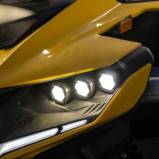 Baja Designs Triple S1 Unlimited Headlight Kit - 2024+ Can-Am Maverick R