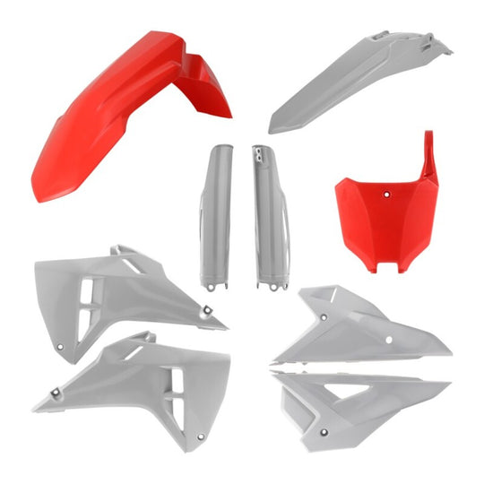 Acerbis Full Plastic Kit - 2025 Hon CRF250R / CRF450R - Red/Gray