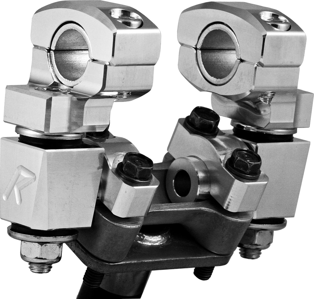 Rox Speed FX 2 in Rise Anti-Vibe Stem Clamp Riser - 7/8 or 1-1/8 in - 2 in Rise Stem Clamp - Natural