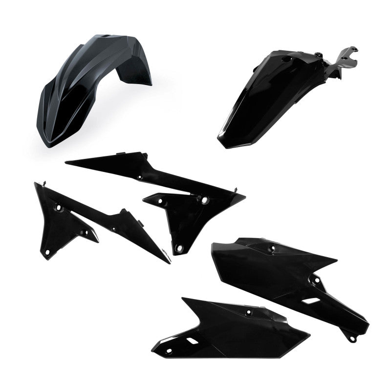 Acerbis Plastic Kit - 15-19 Yam WR/YZ250 / WR/YZ450 F/FX - Black