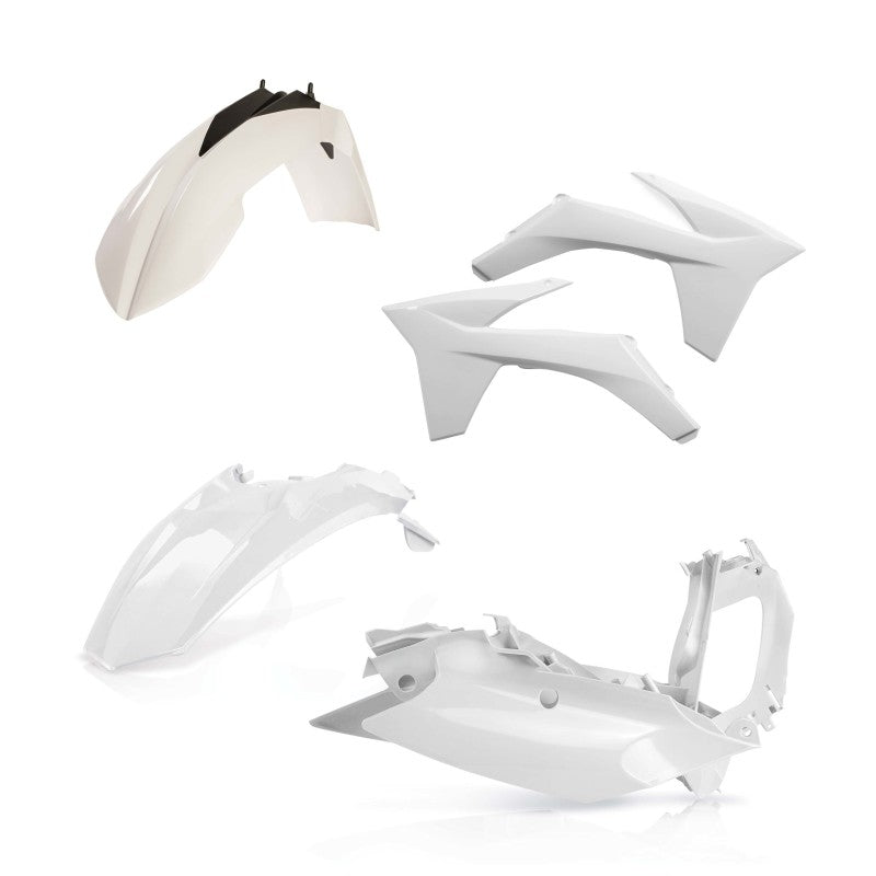 Acerbis Plastic Kit - 12-13 KTM EXC/EXC-F/XCF-W/XC-W - White