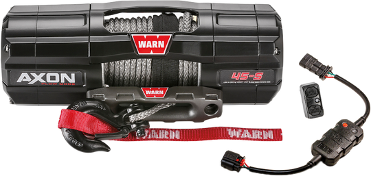 Warn AXON 45-S Plow Mode Winch - 4500 lb Synthetic Rope UTV / ATV