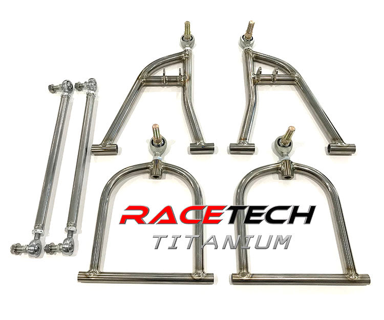 RaceTech Banshee Titanium +2-1 Drag A-arm set - Yamaha YFZ350 Banshee 1987-2012