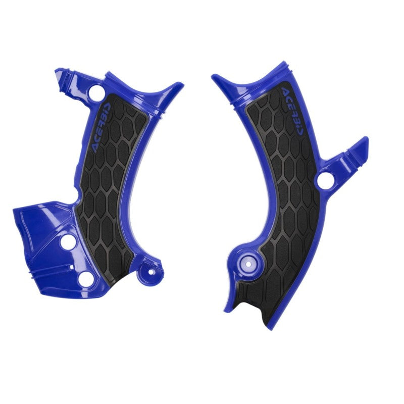 Acerbis X-Grip Frame Guards - 23+ Yamaha YZ450F - Blue/Black