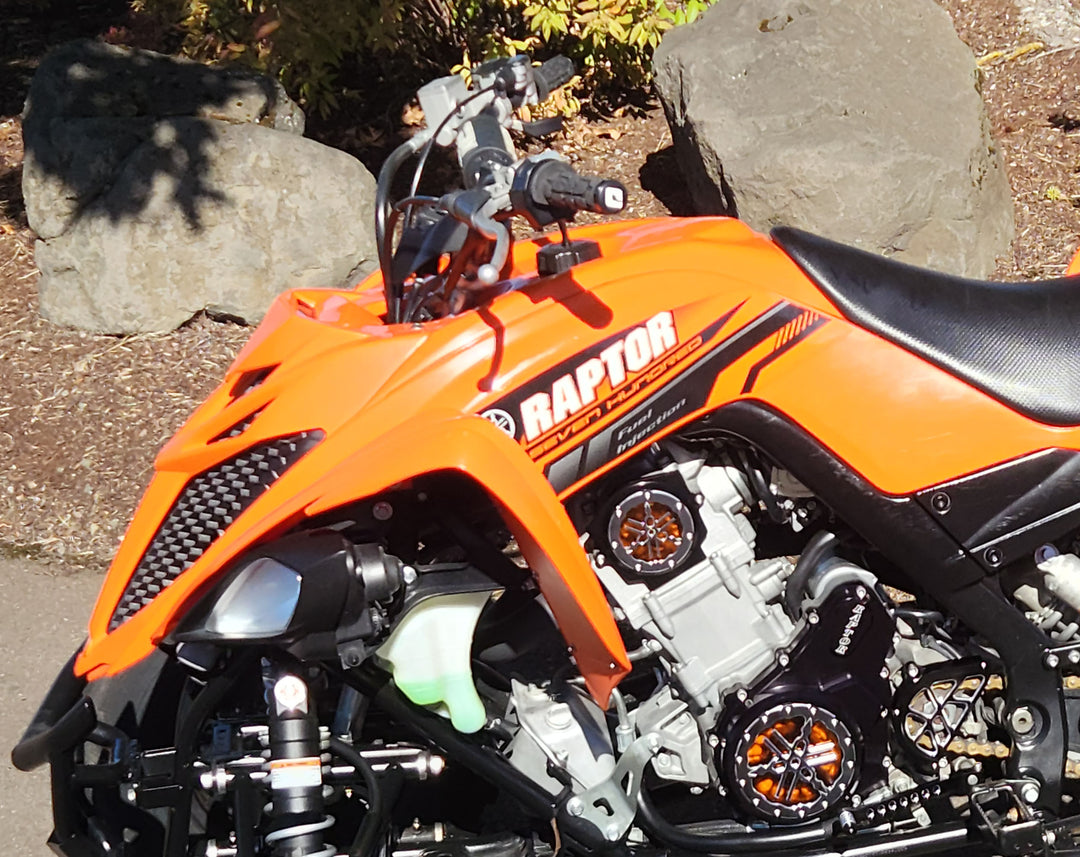 ModQuad Billet Stator Cover Raptor 700 window