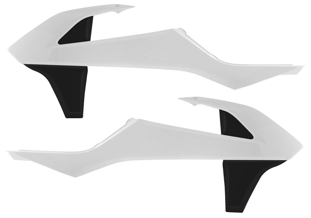 Acerbis Radiator Shroud Shrouds White and Black (2421081035)