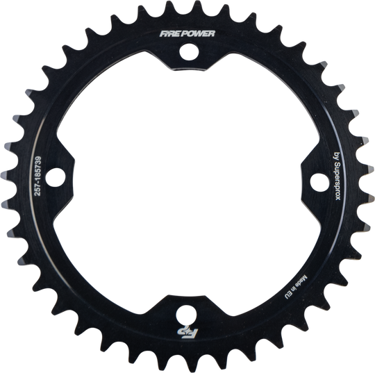 Fire Power Steel Rear Sprocket Black - Yamaha YFZ450 & Raptor
