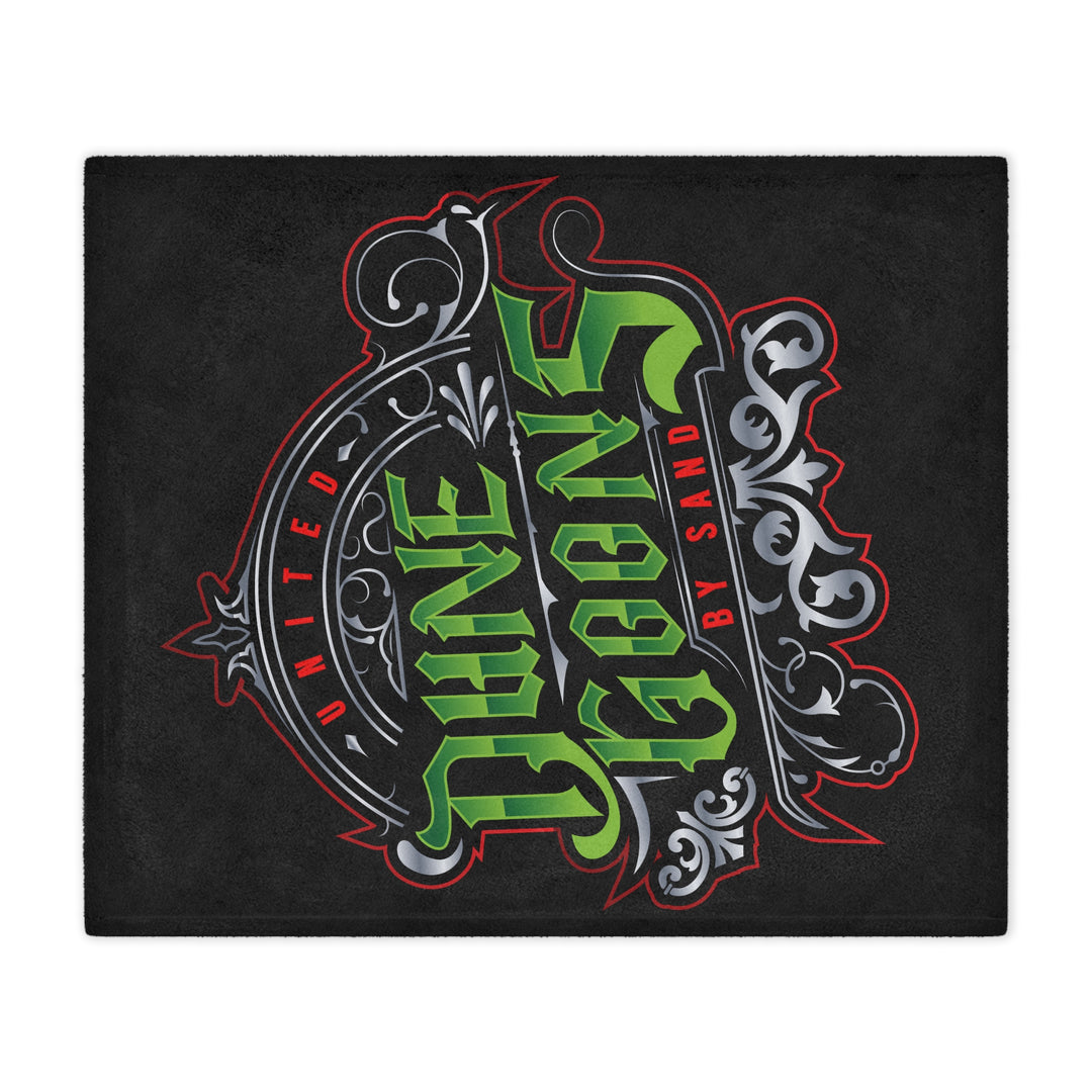 Dune Goons Minky Blanket – Vintage Green Logo Plush Throw