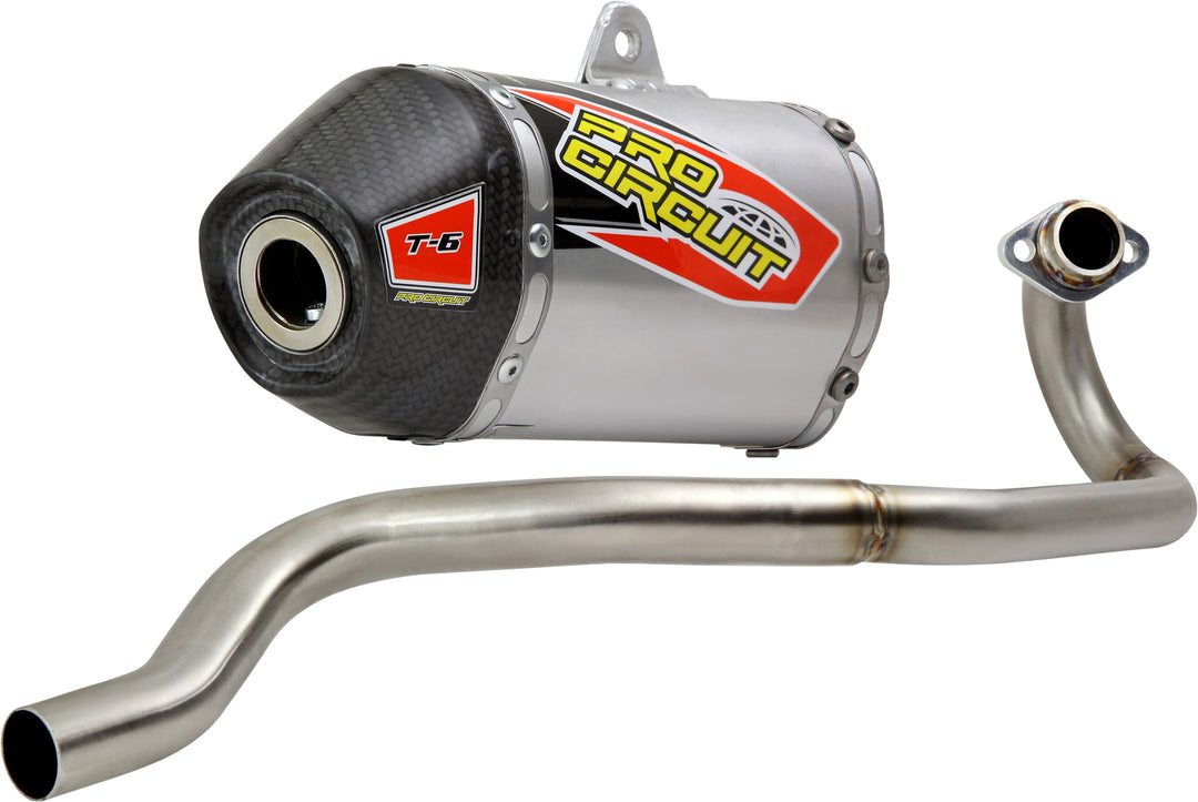 Pro Circuit T-6 Stainless Exhaust System - Kawasaki KLX110 2010-2026