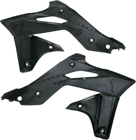 Acerbis Radiator Shrouds Black - Kawasaki KX250F 2013-2016