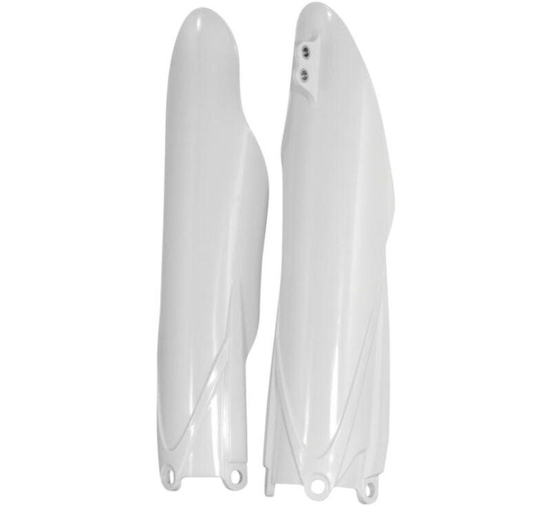 Acerbis Lower Fork Cover - 10-24 Yam YZ/YZ-F/FX 125-450 - White
