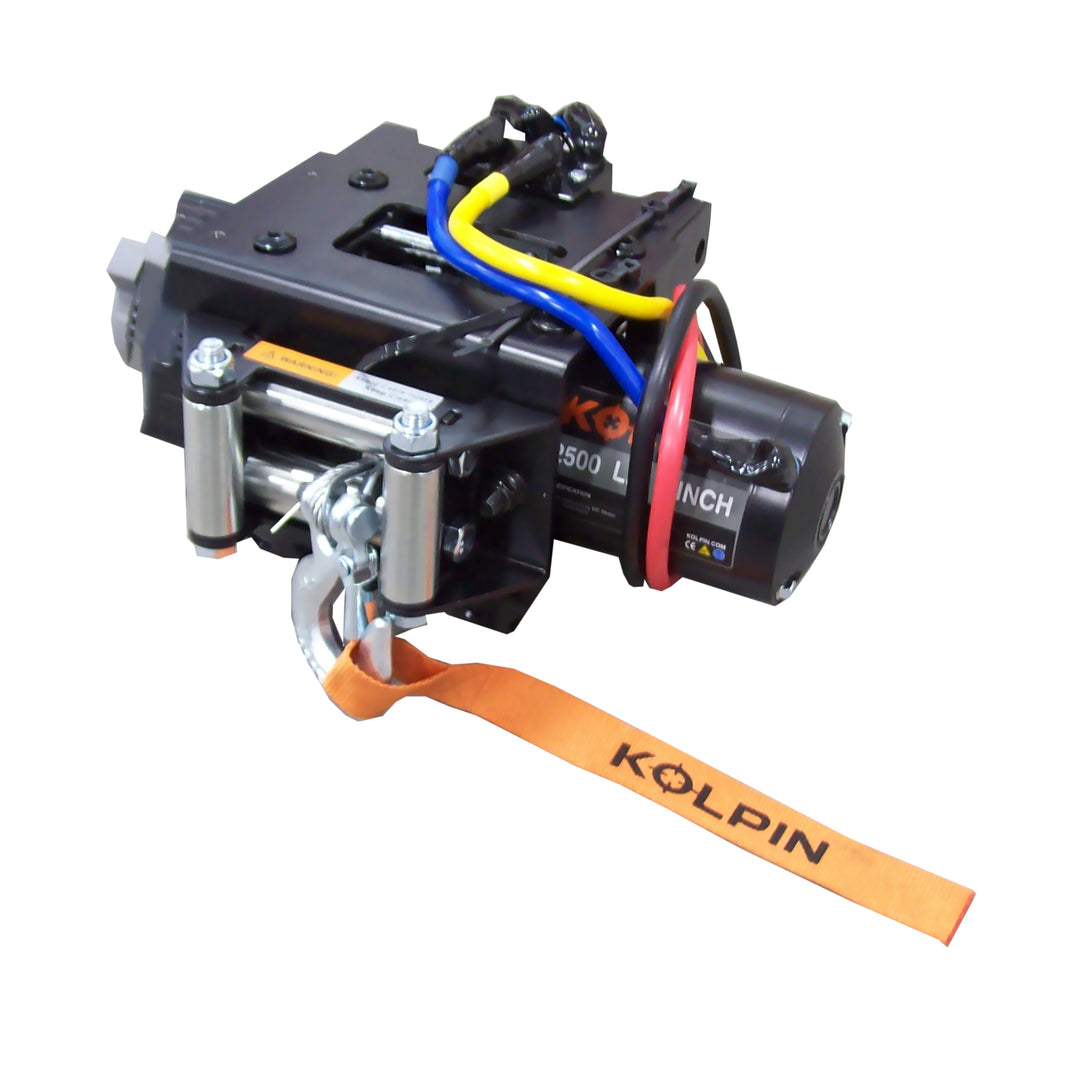 Kolpin Quick Mount Winch Kit 2500 lb Steel Cable - Polaris Sportsman 450 / 570 2021-2025
