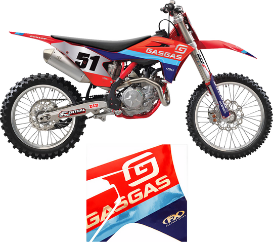 Factory Effex Candy Chrome Series Trim Graphics Kit - GasGas MC 450F 2024-2025