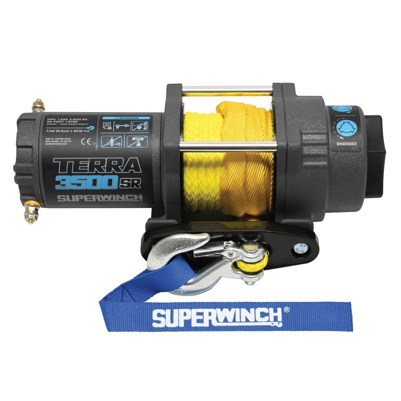 Superwinch Terra 3500SR Winch - 3,500 lb - Gray Wrinkle