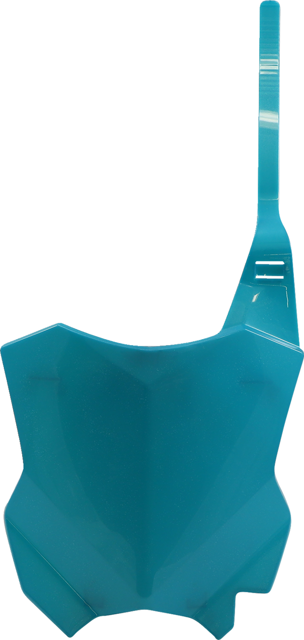 Acerbis Front Number Plate Teal - Kawasaki KX250F and More