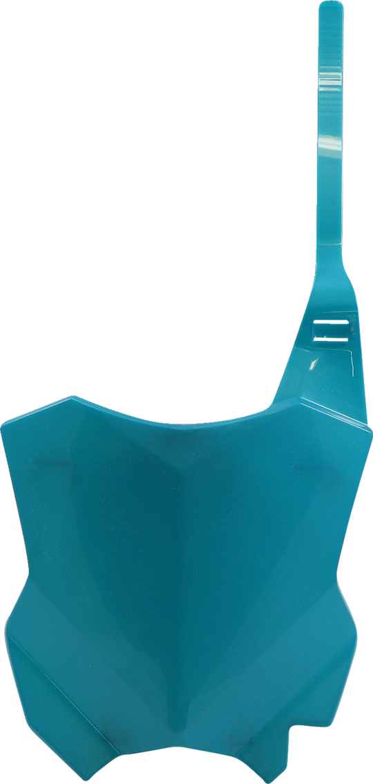 Acerbis Front Number Plate Teal - Kawasaki KX250F and More