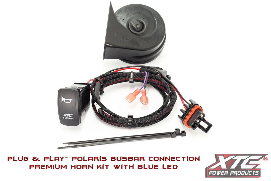 XTC Plug-and-Play UTV Horn Kit - Polaris - Polaris models with bus bar 2018-2026