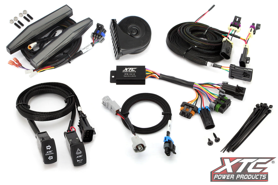 XTC Self-Canceling Turn Signal Kit with Horn and X-LITE DRL - Honda - Pioneer 500 / 520 / 700 / 1000 2015-2026
