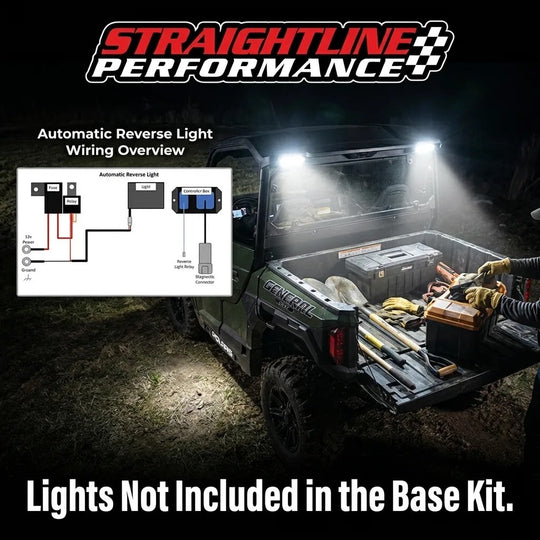 Straightline SmartWire Plug-and-Play Backup / Reverse Light Kit - Polaris - General 2016-2026 - Controller Only (No Light)