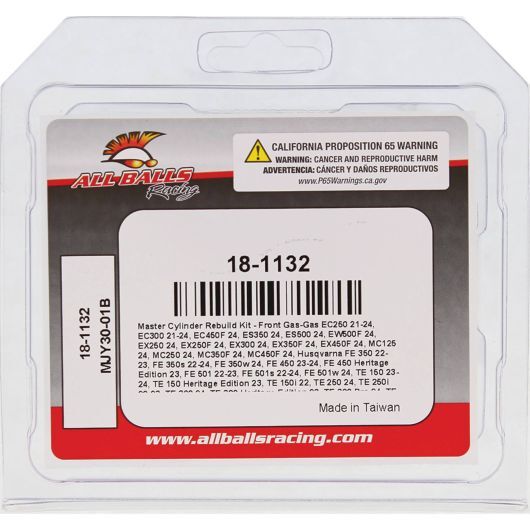 All Balls Master Cylinder Rebuild Kit