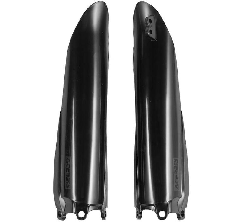 Acerbis Lower Fork Cover Set - 2008-2014 Yamaha YZ/YZF - Black