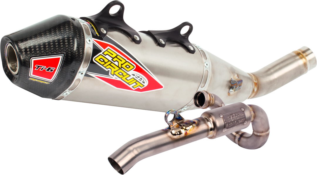 Pro Circuit Ti-6 Titanium Full System with Carbon Cap - Triumph TF250-X 2024-2026