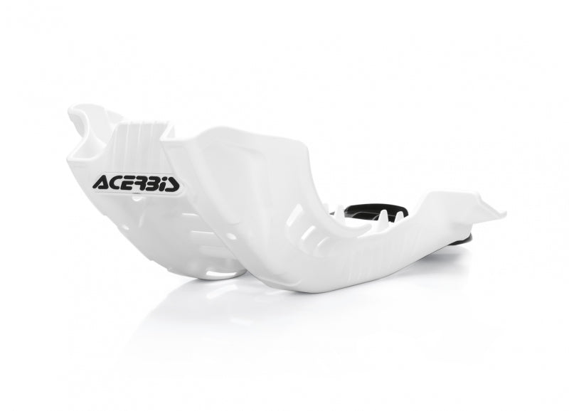 Acerbis Skid Plate - 20-23 Husqvarna FE250/350/350s - White/Black